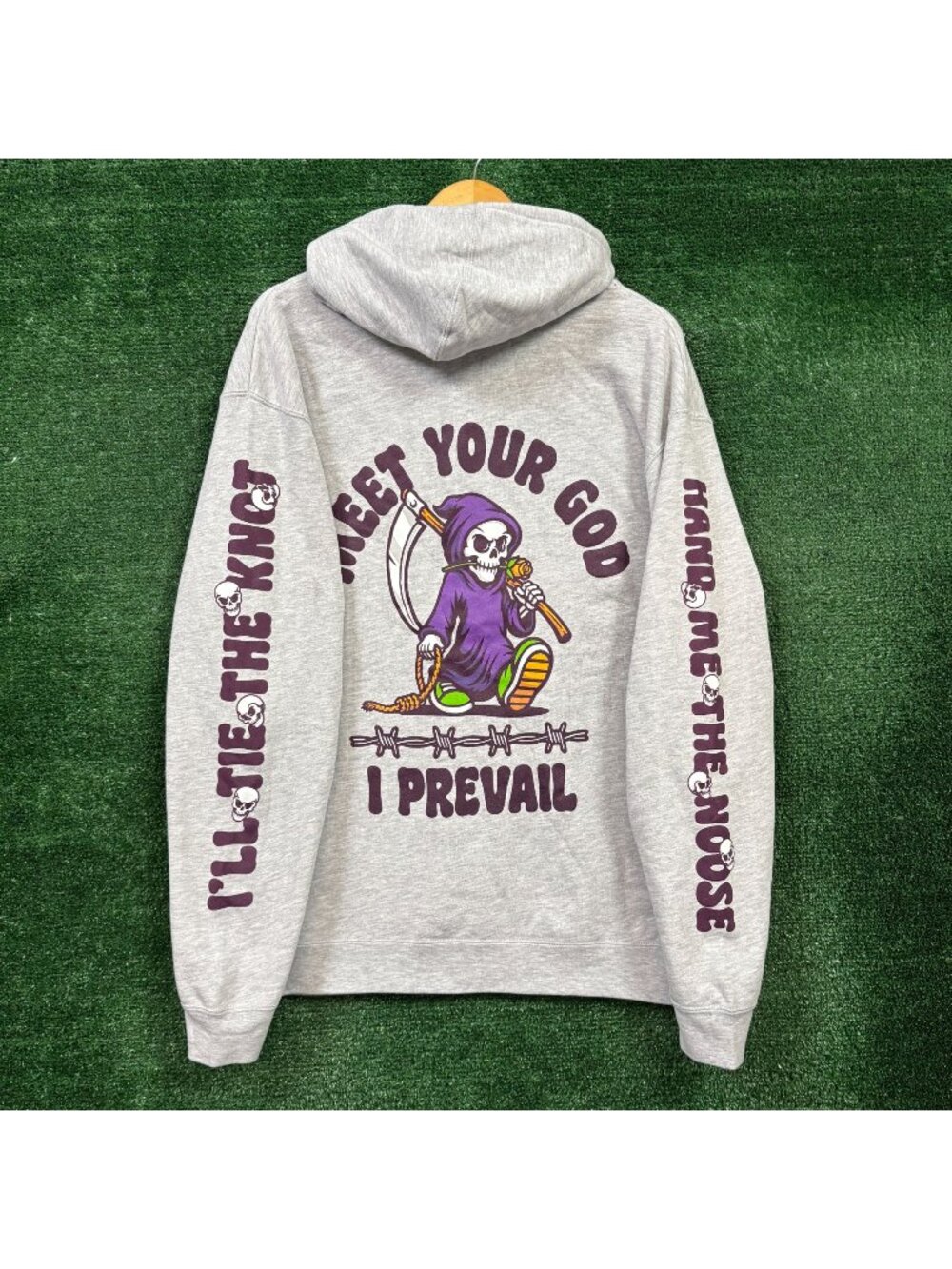 I Prevail Meet Your Good I'll Tie The Knot Rock Band Hoodie Size Large